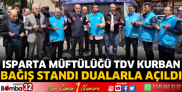 TDV Kurban Bağış Standı dualarla açıldı