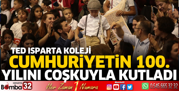 TED Isparta Koleji 100. yılı coşkuyla kutladı