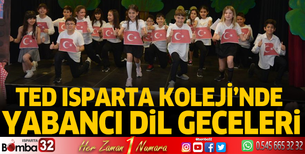 TED Isparta Koleji’nde yabancı dil geceleri