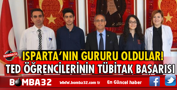 TED ISPARTA LİSESİNDEN TÜBİTAK BAŞARISI