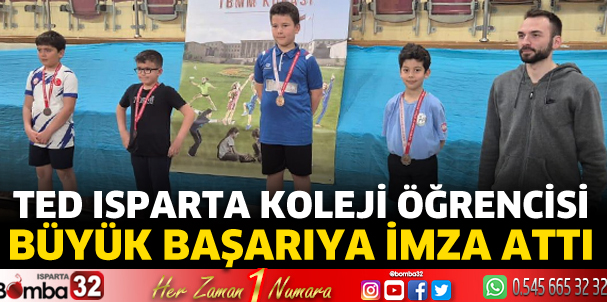 TED Koleji öğrencisi büyük başarı imza attı 