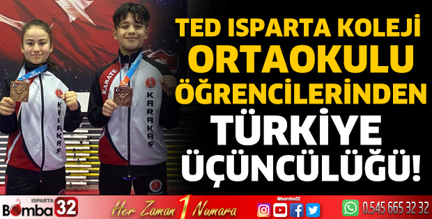 TED öğrencilerinden Türkiye üçüncülüğü!