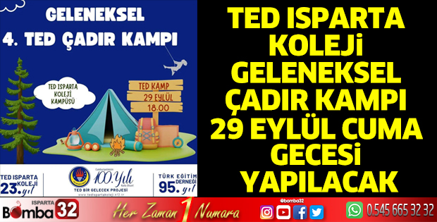 TED’den Geleneksel Çadır Kampı