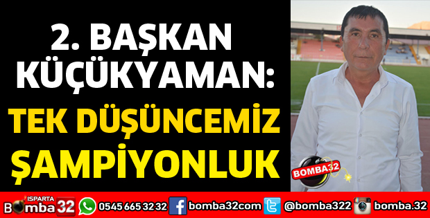 TEK DÜŞÜNCEMİZ ŞAMPİYONLUK