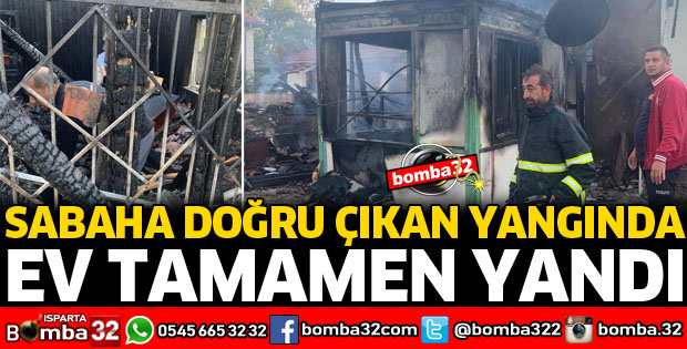 TEK KATLI EV TAMAMEN YANDI