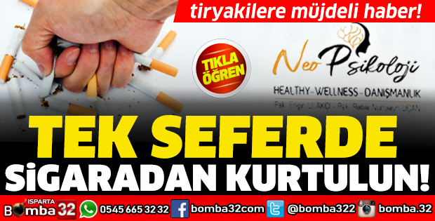 TEK SEANSTA SİGARADAN KURTULUN! 