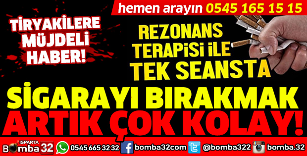 TEK SEANSTA SİGARAYA VEDA EDİN!