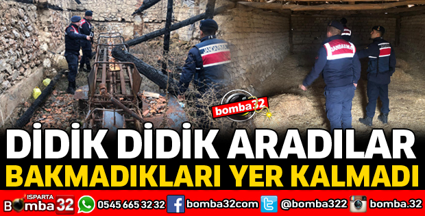 TEK TEK DOLAŞIP, DİDİK DİDİK ARAMA YAPTILAR