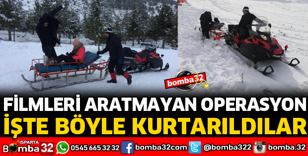 TEK TEK KURTARILDILAR