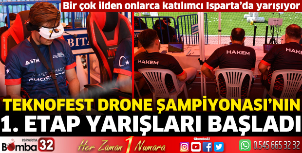 TEKNOFEST Drone Şampiyonası’nın 1. Etap Yarışları başladı