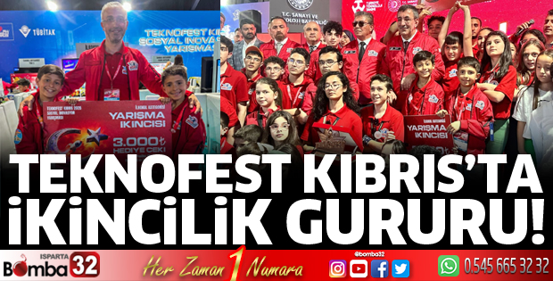 Teknofest Kıbrıs’ta İkincilik Gururu!