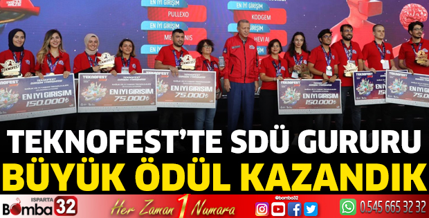 Teknofest'te SDÜ gururu