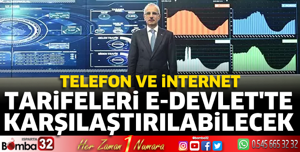 Telefon ve internet tarifeleri e-Devlet'te karşılaştırılabilecek