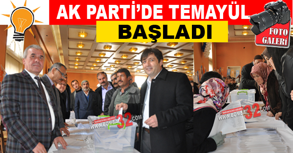 TEMAYÜL BAŞLADI!