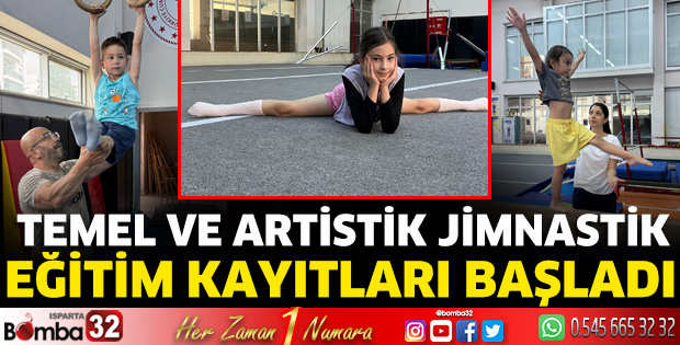 Temel ve Artistik Jimnastik eğitim kayıtları başladı