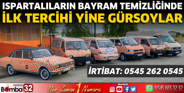 Temizlikte Ispartalıların ilk tercihi Gürsoylar