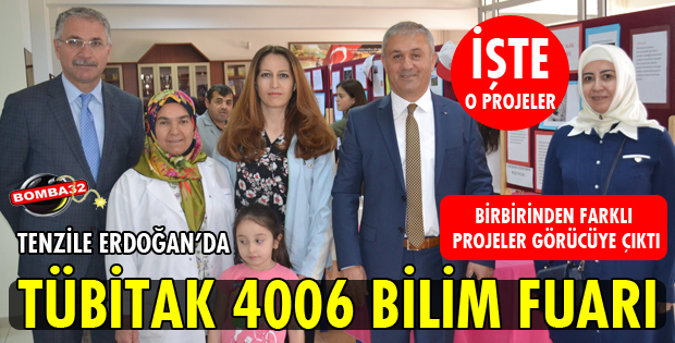 TENZİLE ERDOĞAN'DAN BİLİM FUARI AÇILDI
