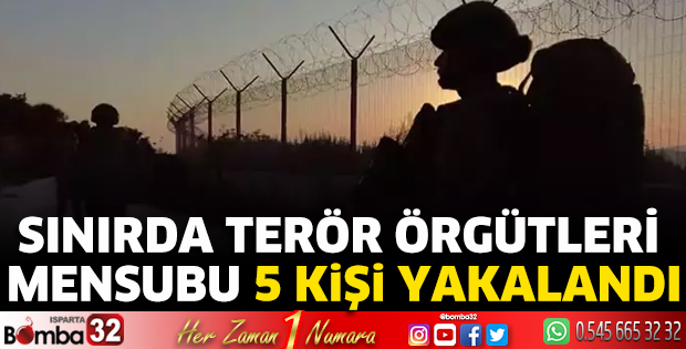 Terör örgütleri mensubu 5 kişi yakalandı