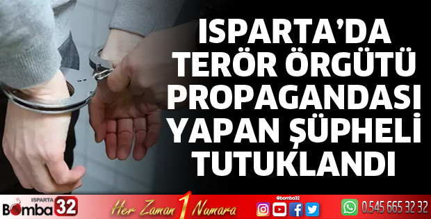 Terör örgütü propagandası yapmaktan tutuklandı