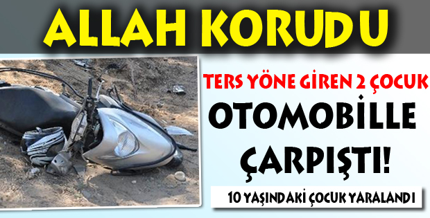 Ters Yöne Giren Kızlar Otomobille Çarpıştı!