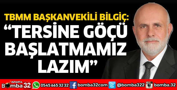TERSİNE GÖÇÜ BAŞLATMAMIZ LAZIM