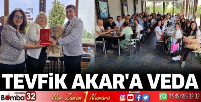 Tevfik Akar'a veda 