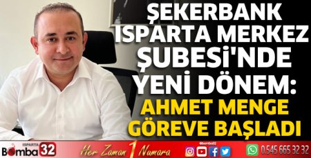  Ahmet Menge göreve başladı