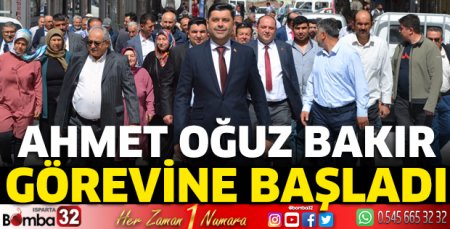  Ahmet Oğuz Bakır görevine başladı