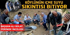  BAŞKAN BOLAT YERİNDE İNCELEDİ