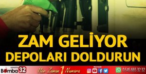  BENZİNE ZAM GELİYOR