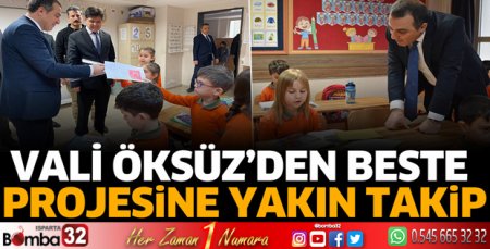  Burdur Valisi Türker Öksüz sınav öncesi öğrencileri ziyaret etti