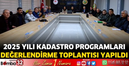  Değerlendirme toplantısı yapıldı