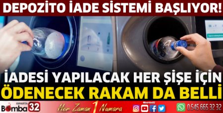  Depozito İade Sistemi başlıyor! 