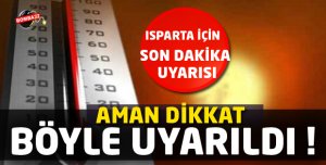  DİKKAT BÖYLE UYARDILAR 