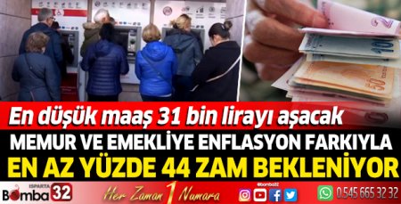  En düşük maaş 31 bin lirayı aşacak