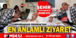  ERDOĞAN ISPARTA ŞEHİR HASTANESİ'Nİ ZİYARET ETTİ