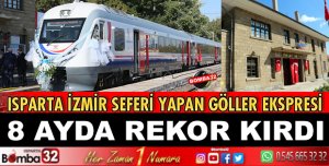  GÖLLER EKSPRESİ 8 AYDA REKOR SAYIDA YOLCU TAŞIDI