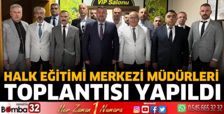  Halk Eğitimi Merkezi Müdürleri Toplantısı Yapıldı