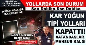  ISPARTA'DA KAR ESARETİ