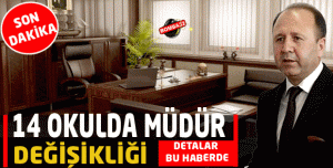  İŞTE  ISPARTA'DA MÜDÜR DEĞİŞİKLİKLERİ