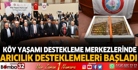  Köy Yaşam Merkezleri'nde arıcılık desteklemeleri başladı