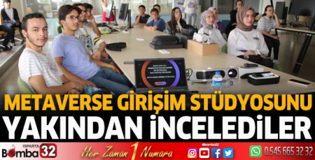  Metaverse Girişim Stüdyosunu yakından incelediler