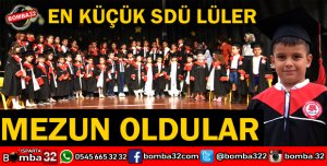  MİNİK SDÜ’LÜLER MEZUN OLDU