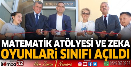  Matematik Atölyesi ve Zeka Oyunları sınıfı açıldı