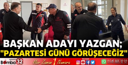Pazartesi günü görüşeceğiz
