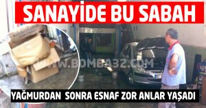  SANAYİ ESNAFI   YAGMURA TESLİM 