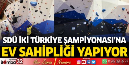  SDÜ iki Türkiye Şampiyonası'na ev sahipliği yapıyor