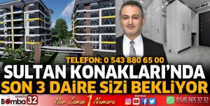  Sultan Konakları’nda son 3 adet daire sizi bekliyor