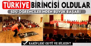 Türkiye birincisi oldular