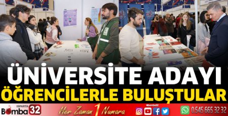  Üniversite adayı öğrencilerle buluştular